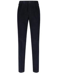 Incotex - Corduroy-Textured Pleated Trousers - Lyst