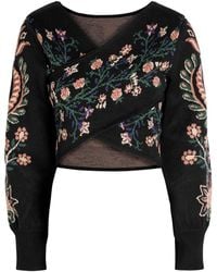 FARM Rio - Pull Marvelous Garden À Fleurs En Jacquard - Lyst
