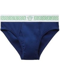 Versace - Ribbed Cotton-Jersey Briefs - Lyst