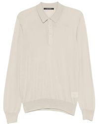 Tagliatore - Zeno Knitted Polo Shirt - Lyst