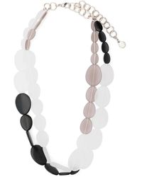Emporio Armani - Beaded Necklace - Lyst