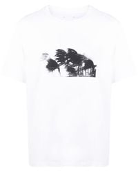 OAMC - T-shirt en coton biologique à imprimé graphique - Lyst
