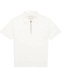 Fortela - Yalepm Short-Sleeve Zip Polo Shirt - Lyst