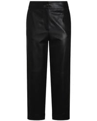 Ports 1961 - Pantalon En Cuir À Coupe Droite - Lyst