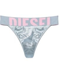 DIESEL - Lolita-D-Pop Bikinihöschen Im Metallic-Look - Lyst