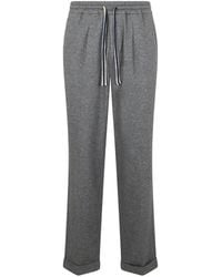 Fedeli - Drawstring Pleated Trousers - Lyst