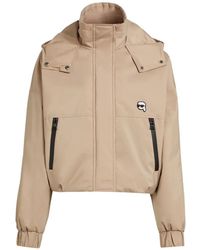 KARL LAGERFELD - Ikon Hooded Jacket - Lyst