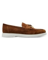 Furla - Goccia Suede Loafers - Lyst