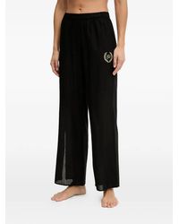 KARL LAGERFELD - Crest Logo Beach Trousers - Lyst