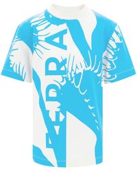 Ferragamo - T-shirt Met Venusprint - Lyst