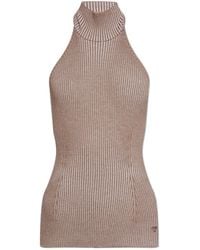 Fendi - Dark High Neck T-Shirt For - Lyst