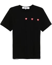 COMME DES GARÇONS PLAY - Camiseta con corazón estampado - Lyst