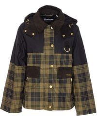 Barbour - Veste Elaine À Motif Tartan - Lyst