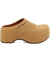 Marni - Clogs Con Motivo Intrecciato - Lyst