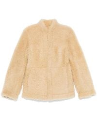 TOTEME - Veste Cinched En Peau Lainée - Lyst