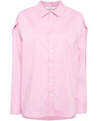 B+ AB - Cut-Out Poplin Shirt - Lyst
