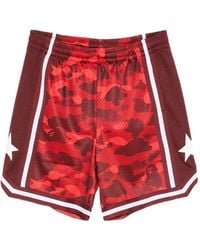 A Bathing Ape - Abc Camo Sta Shorts - Lyst