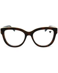 DKNY - Tortoiseshell-Effect Cat-Eye Glasses - Lyst