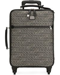 Dolce & Gabbana - Logo Jacquard Zipped luggage - Lyst