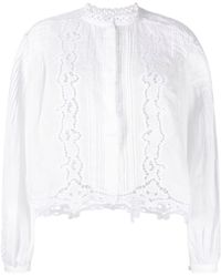 Isabel Marant - Kubra Broderie Anglaise Blouse - Lyst