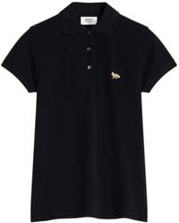 Maison Kitsuné - Fox Patch Polo Shirt - Lyst