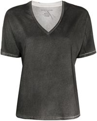 Majestic Filatures - Camiseta con cuello en V y manga corta - Lyst