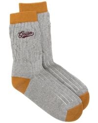 Golden Goose - Cable-Knit Distressed Socks - Lyst