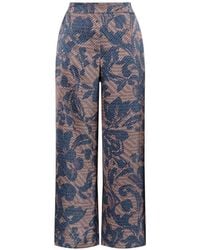 Maliparmi - Sweet Foliage Flared Trousers - Lyst