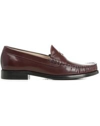 Stuart Weitzman - Lottie Leather Loafers - Lyst