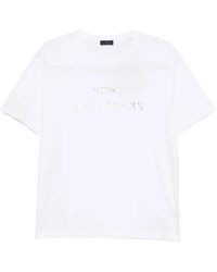 Paul & Shark - Logo-Print Cotton T-Shirt - Lyst