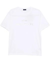 Paul & Shark - Camiseta de algodón con logo estampado - Lyst