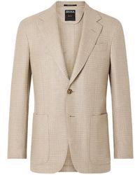 ZEGNA - Light Cashmere Silk And Linen Jacket - Lyst