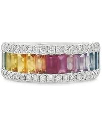 Lisa Nik - Sapphire And Diamond Ring - Lyst