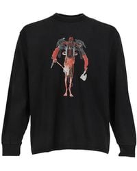SHT - Graphic-Print Long-Sleeve T-Shirt - Lyst
