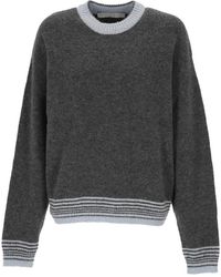 Tela - Jersey Con Ribete En Contraste Y Puños A Rayas - Lyst