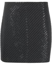 Brunello Cucinelli - Sequin Embellished Mini Skirt - Lyst