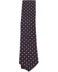 ZEGNA - Square-Pattern Tie - Lyst