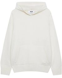 MSGM - Oversized Wool-Cashmere Sweater With Hood - Lyst