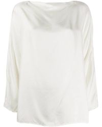 Daniela Gregis - Blusa Con Scollo A Barca - Lyst
