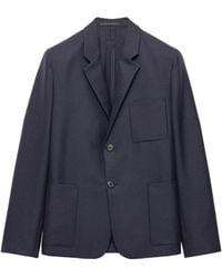 Prada - Blazer Met Opgestikte Zak En Twee Knopen - Lyst