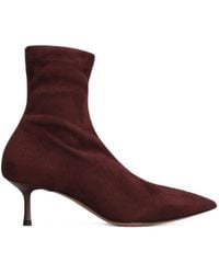 Castagna - Selene Pointed-Toe Ankle Boots - Lyst