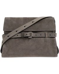 Moschino - Tie Me Leather Shoulder Bag - Lyst