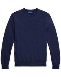 Polo Ralph Lauren - Logo-Embroidered Wool Sweater - Lyst