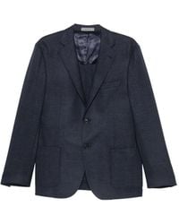 Corneliani - Single-Breasted Notch-Lapels Blazer - Lyst