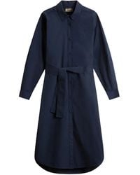 Woolrich - Belted Shirt Dress - Lyst