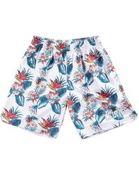 Mitchell & Ness - X Nba Boston Celtics Floral-Print Shorts - Lyst