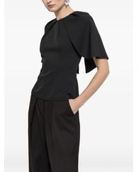 Nissa - Blouse À Design De Cape - Lyst