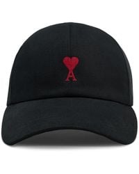 Ami Paris - Cappello Con Ricamo Ami De Coeur - Lyst