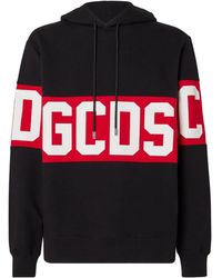 Gcds - Hoodie À Bande Logo - Lyst