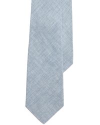 Ralph Lauren - Délavé Linen-Blend Tie - Lyst
